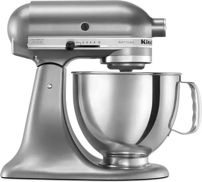 KitchenAid Artisan 5-Quart Tilt-Head Stand Mixer Featuring Pouring Spout