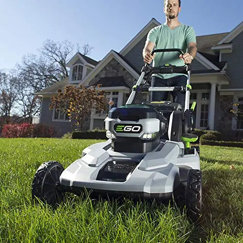 Power+ LM2101 Cordless Lawn Mower  21-Inch Deck, 56V Lithium-Ion System with 5.0Ah Battery