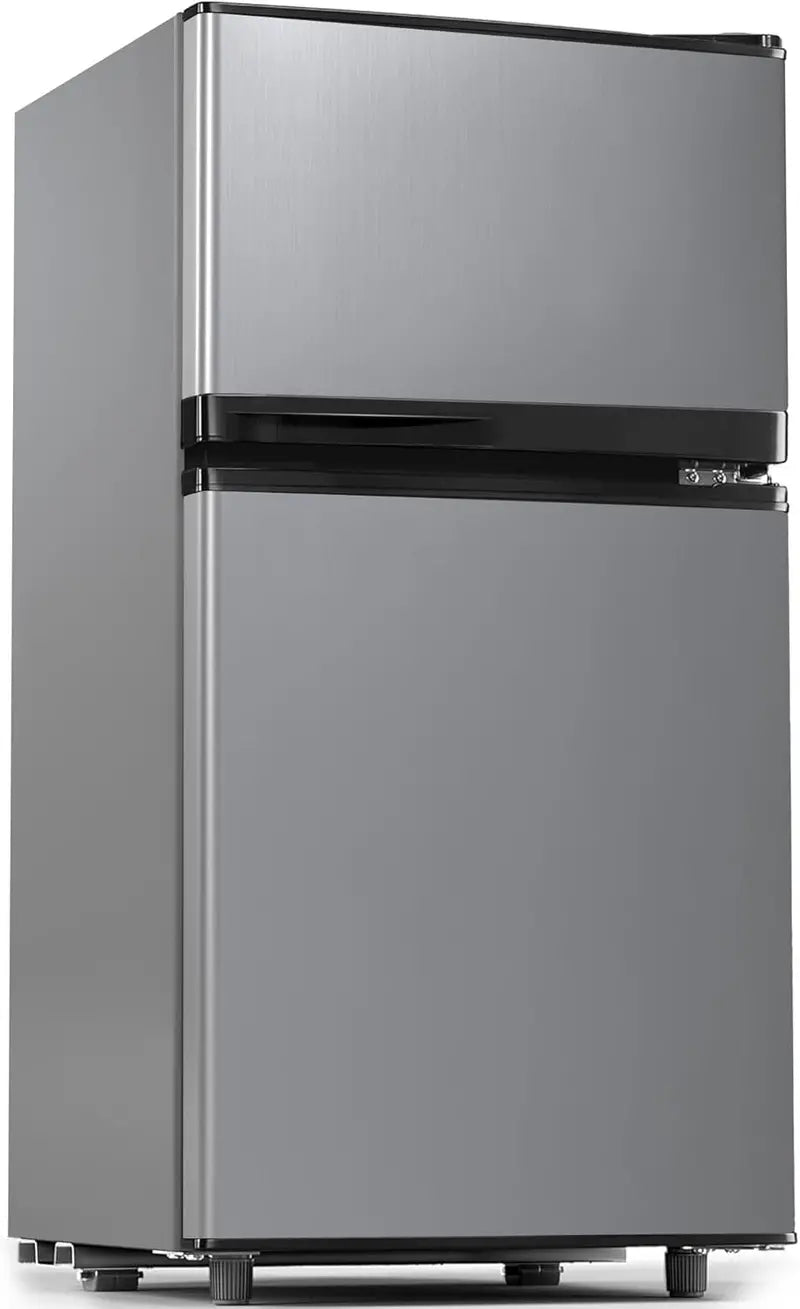 Manastin 4.5 cu. ft. Two-Door Mini Fridge  Office & Kitchen Compact Refrigerator
