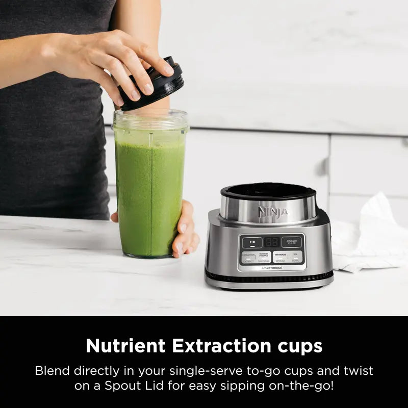 Ninja SS101 SmartTORQUE Stainless Steel Multi-Function Kitchen System  Intelligent Power Blending & Processing