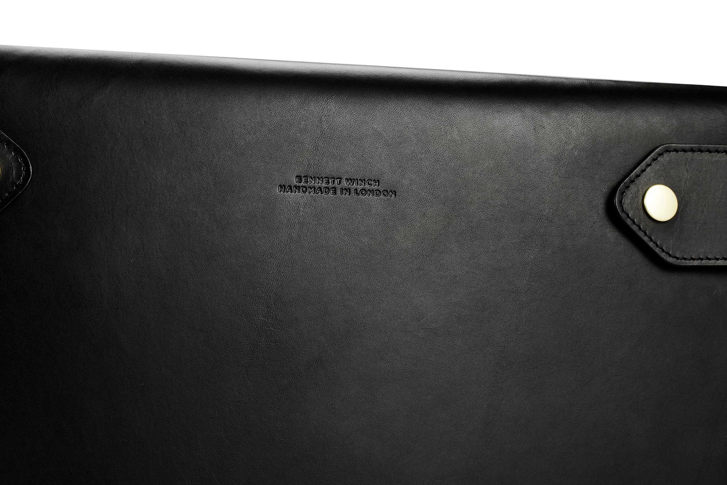 Large Folio - Black Leather