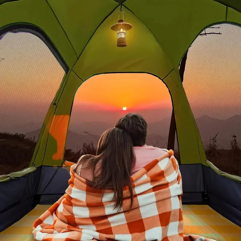 Heavy-Duty SUV Camping Tent with PU3000mm Rainfly — Double-Layer Waterproof Car Tent