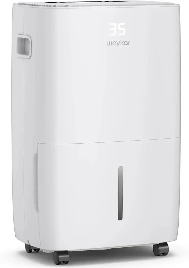 Waykar 2000 Sq Ft Home Dehumidifier Featuring Auto/Manual Drain Options
