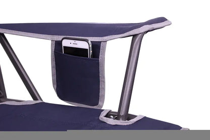 GCI Outdoor Comfort Pro Rocker Camp Chair  Indigo, Foldable, Includes Beverage Holder & Phone Pocket