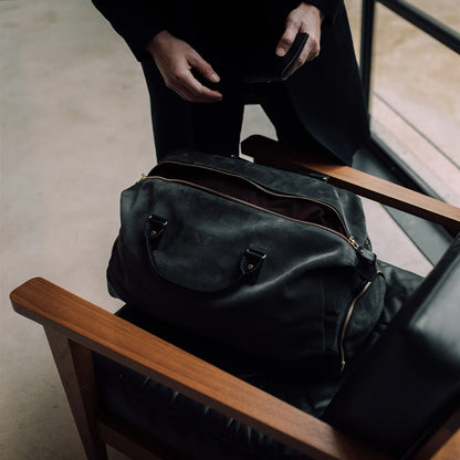 Suede Weekender - Storm Grey