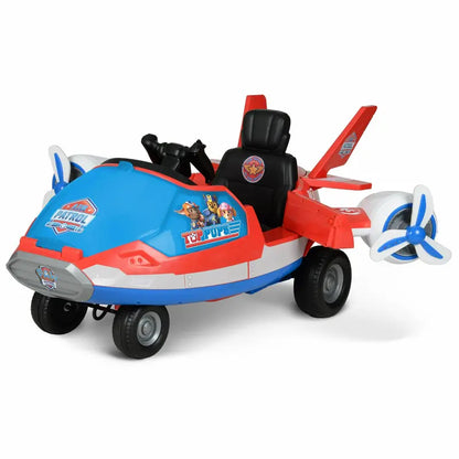 Nickelodeon Paw Patrol Airplane 12V Ride-On Toy by Hyper Toys, Blue, for Ages 3-8