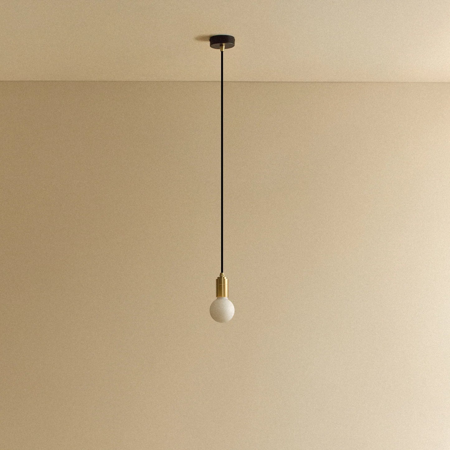 Sphere II Pendant Light in Brass