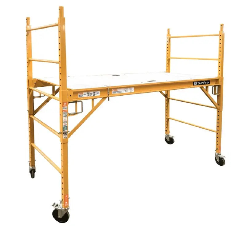 Magnum Tool Group 6and#8242; Stackable Bakers Scaffold with Walkboard