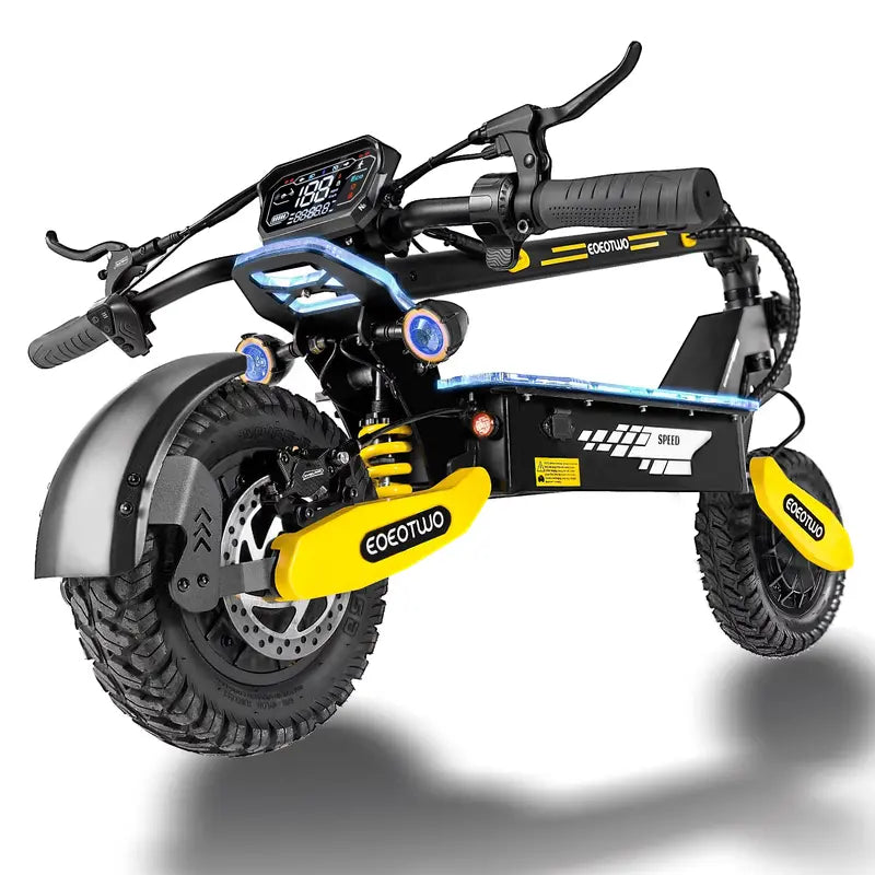 Adult Off-Road Electric Scooter  1200W Dual-Brake Motor, 28 MPH Top Speed, 20-Mile Range, 11″ All-Terrain Tires, Foldable Design