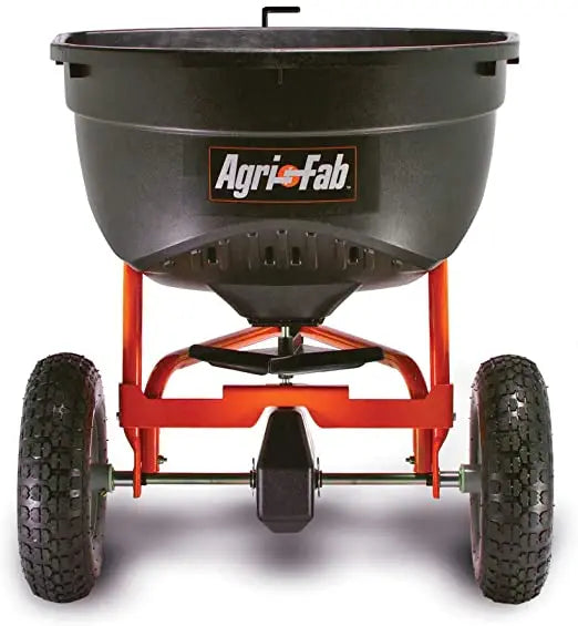 Agri-Fab 130-Pound Tow-Behind Broadcast Spreader  Precision Fertilizer and Seed Distributor