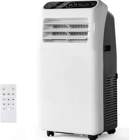 Portable Air Conditioner 4-IN-1 Unit with Dehumidifier, Fan & 24H Timer, Cools 300 Sq.ft, Includes Window Venting Kit