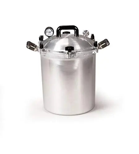 All-American 30-Quart Pressure Canner and Cooker  Silver Finish, Model 930