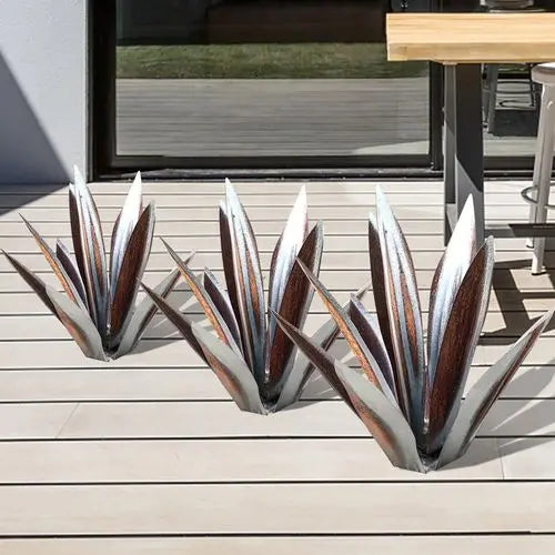 Eternal Agave Rust-Resistant Metal Sculpture  Indoor/Outdoor Art Piece