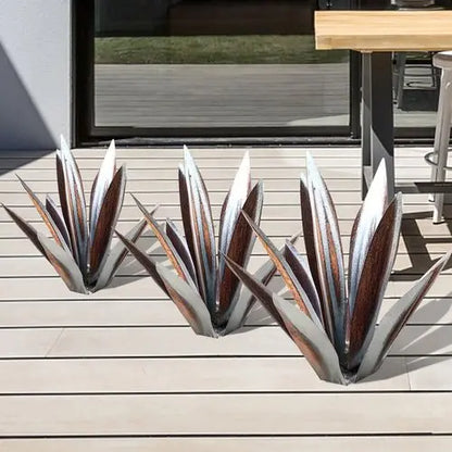 Eternal Agave Rust-Resistant Metal Sculpture  Indoor/Outdoor Art Piece