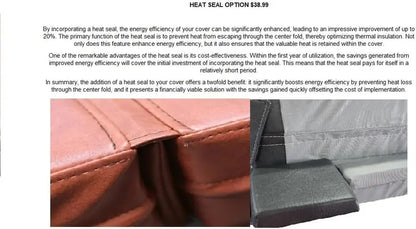 Custom Hot Tub Cover Replacement — Durable EPS Foam Insulation (46″ tapered), Weather-Resistant, 5-Year Warranty