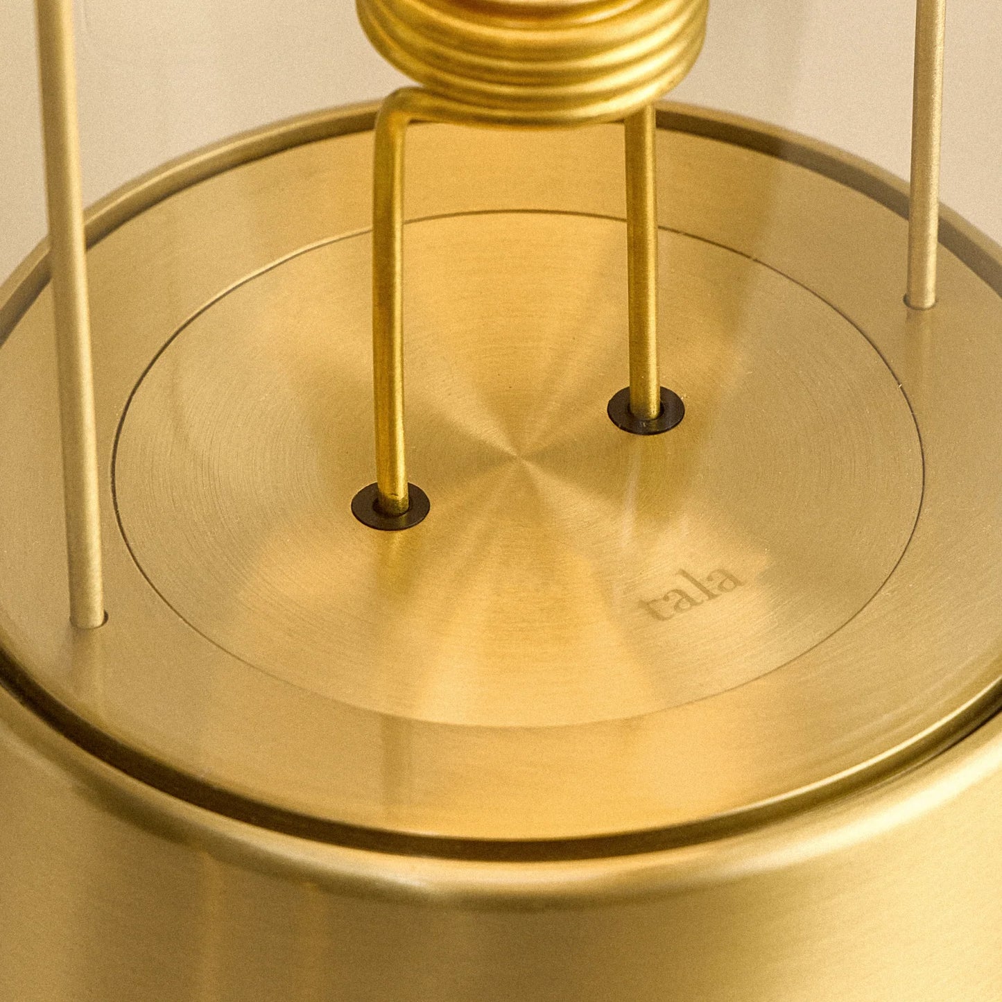 The Muse 2.0 Portable Lamp in Solid Brass