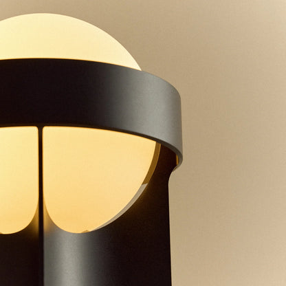Loop Table Lamp in Dark Grey + Sphere IV