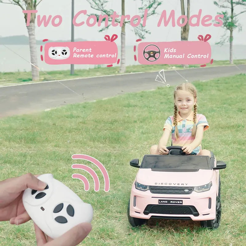 TEOAYEAH Licensed Land Rover Kids’ Ride-On Car  Lithium-Ion Powered, Remote-Controlled, Built-in Music, Realistic Styling