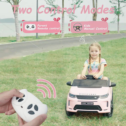 TEOAYEAH Licensed Land Rover Kids’ Ride-On Car  Lithium-Ion Powered, Remote-Controlled, Built-in Music, Realistic Styling