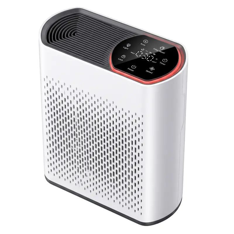 HEPA Air Purifier for Large Rooms  Real-Time PM2.5 Monitoring & Auto Adjustment