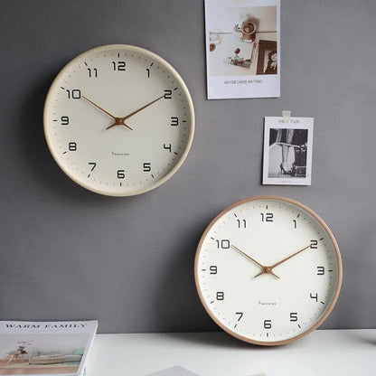 Scandinavian Silent Wall Clock  Simple, Functional, and Stylish