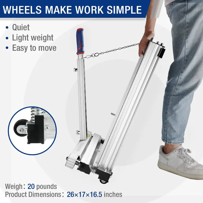 WORKPRO 13″ Laminate & Vinyl Flooring Cutter  Manual Precision Floor Trim Tool