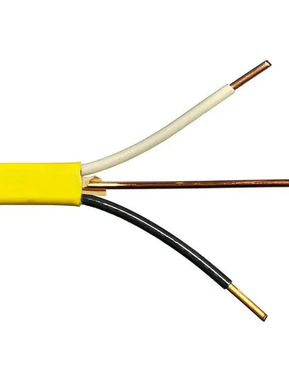 2025 12/2 AWG NM-B Indoor Electrical Wire  250-Foot White Copper Romex Cable Roll