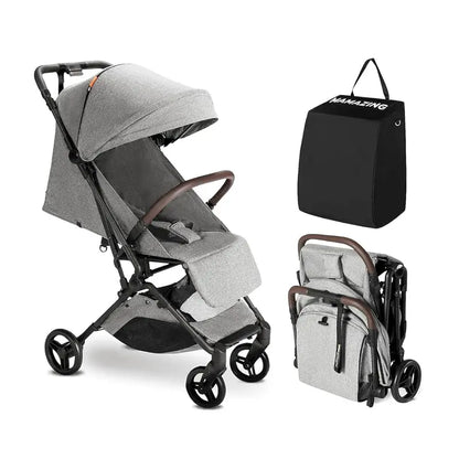 Mamazing Travel Stroller  Ultra-Lightweight Carbon Fiber Frame, FAA-Approved Compact Fold