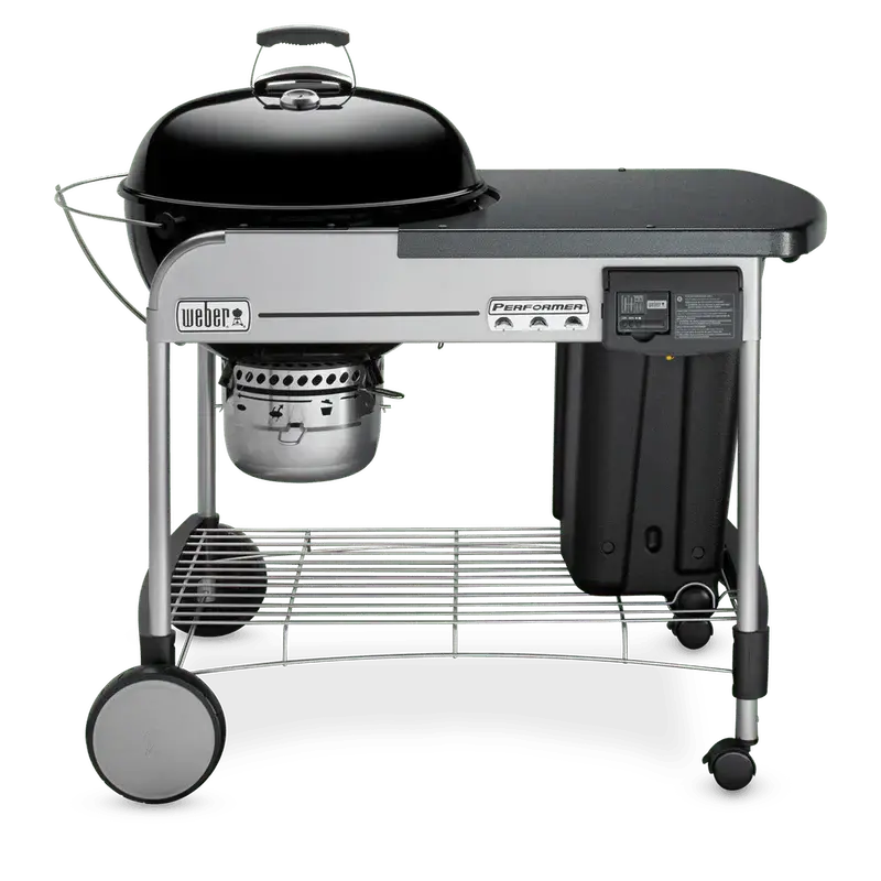 Performer Deluxe 22-Inch Charcoal Grill  Heavy-Duty Cooking Station