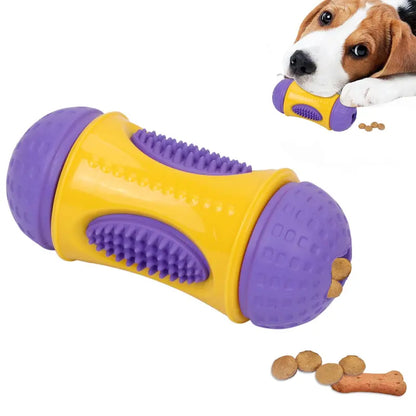 Toplive Dog Chew Toys for Aggressive Chewers, Puppy Teething Chew Toy Tough Dog Toys With Natural Rubber for Small Medium Large Breeds, Teeth Cleaning and Gum Massage for Small Medium Large Dog Purple