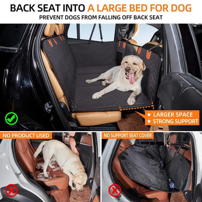 Dog Car Seat Extender for Rear Bench Protection and Safety