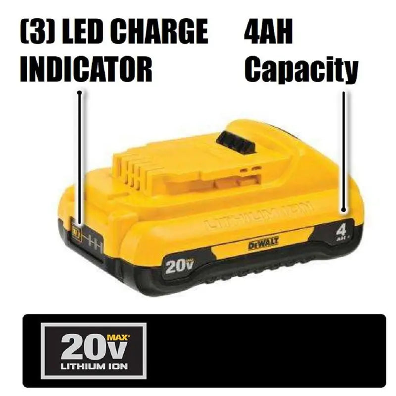 DeWalt 20V MAX XR Cordless Brushless Drywall Screw Gun  2 Batteries & Charger