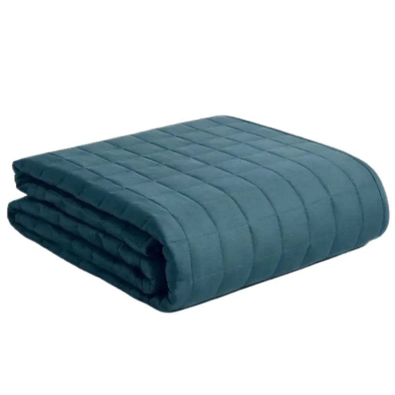 7-Layer Weighted Cooling Blanket with Glass Bead Fill and Reinforced 16-Loop Design