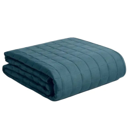 7-Layer Weighted Cooling Blanket with Glass Bead Fill and Reinforced 16-Loop Design