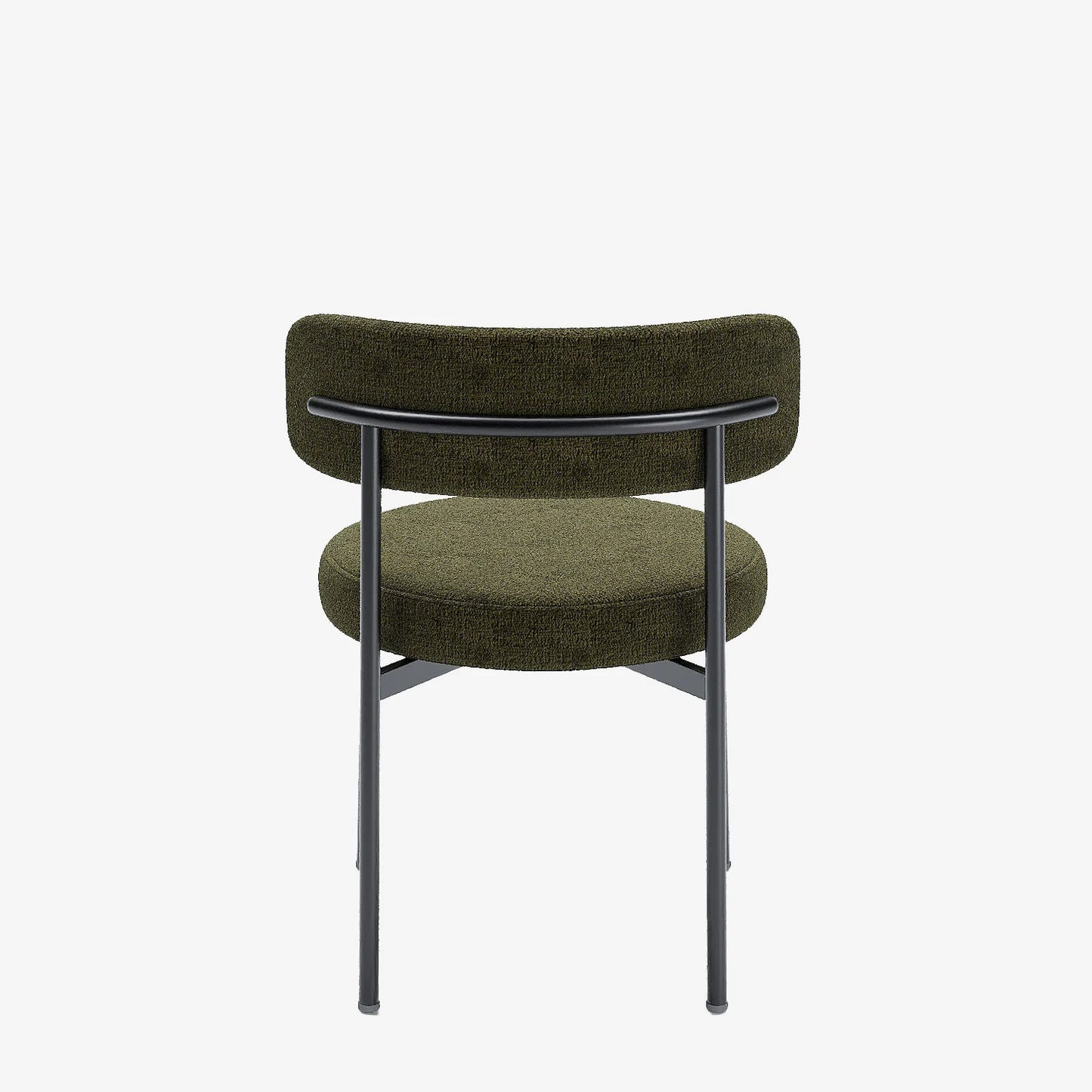 Lot de 2 chaises de table velours vert Scarlett