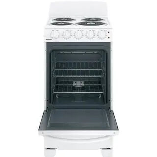 20-Inch 4-Burner Electric Freestanding Range — White Finish