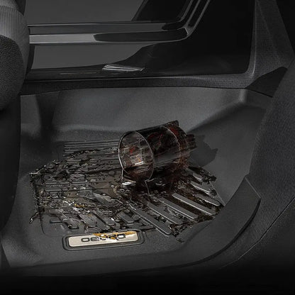 Floor Mat 3 Row Compatible with 2014-2020 Infiniti QX60 2013-2020 Nissan Pathfinder TPE All-Weather