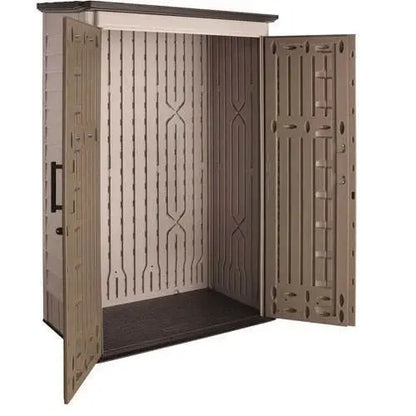 Rubbermaid Garden Shed Model 2025  52 Cu. Ft. Weatherproof Storage with Lockable Doors