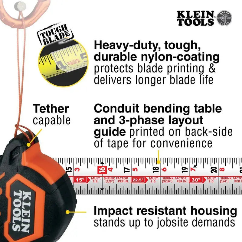 25′ Double Hook Tape Measure