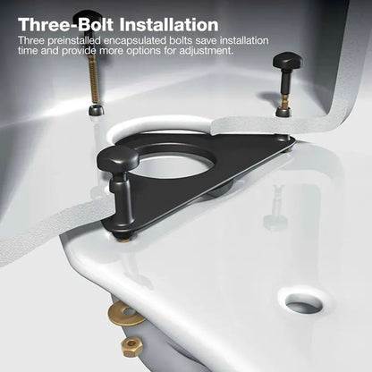 Highline Arc Two-Piece Elongated Toilet  1.28 GPF Single-Flush System in White (Includes Seat)