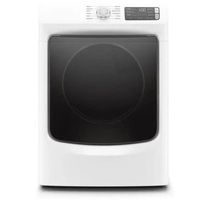 White Front-Load Electric Clothes Dryer with Sensor Dry and Wrinkle Prevention
