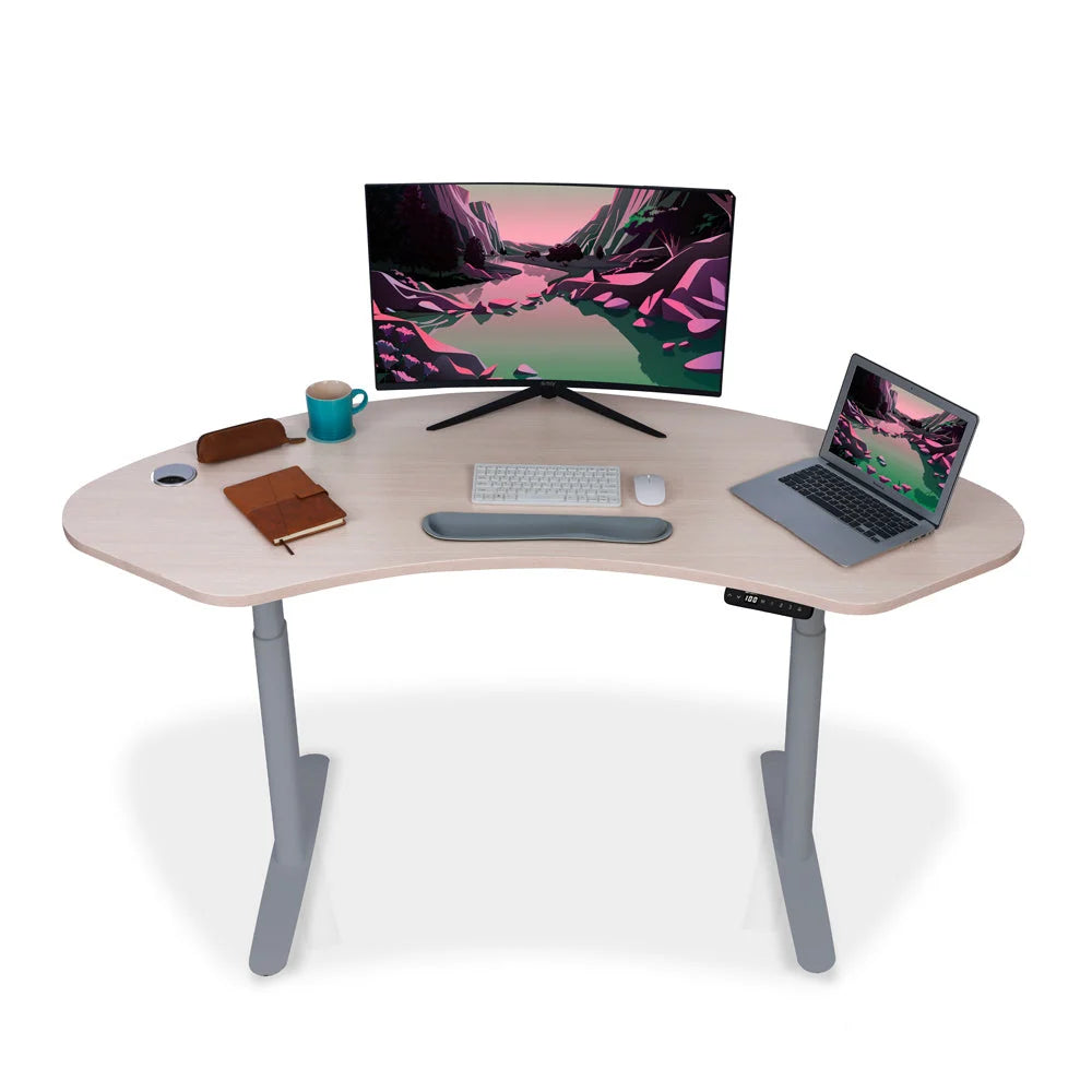 Bureau assis debout incurvé - DYNAMIC CURVE