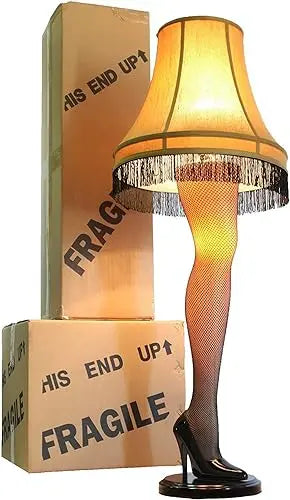 45-Inch Deluxe Multicolor Christmas Leg Lamp  Festive Decorative Light