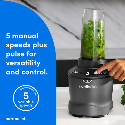 nutribullet SmartSense Blender Combo — 1400W High-Performance System with Intelligent Program Recognition