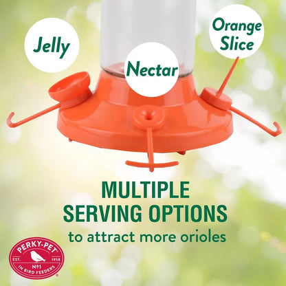 Perky Pet Fruit Trio Oriole Nectar Feeder  30 oz