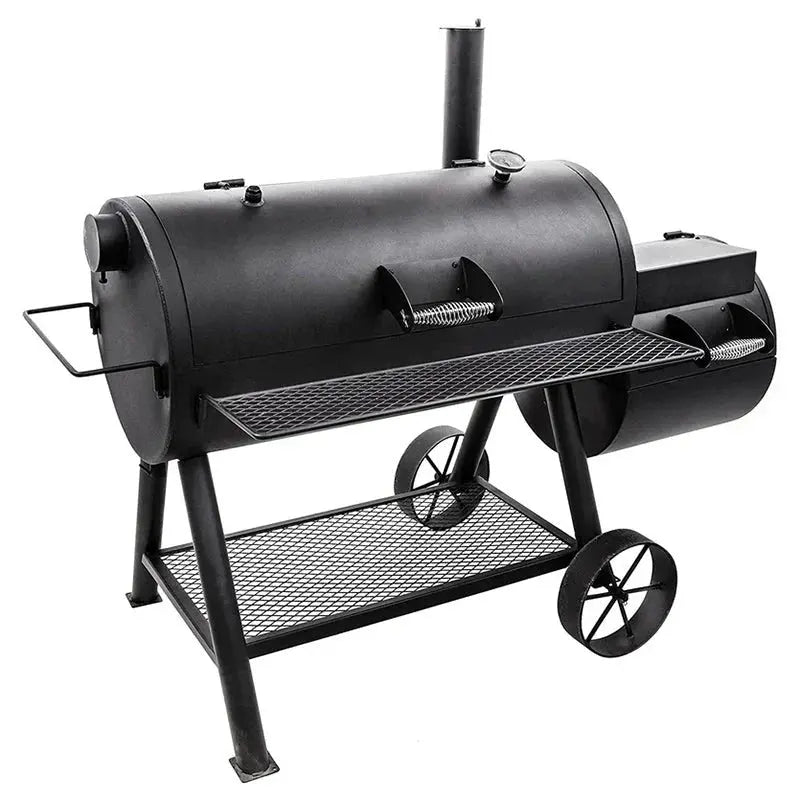 Longhorn Reverse Flow Offset Smoker  Traditional Texas-Style BBQ Pit