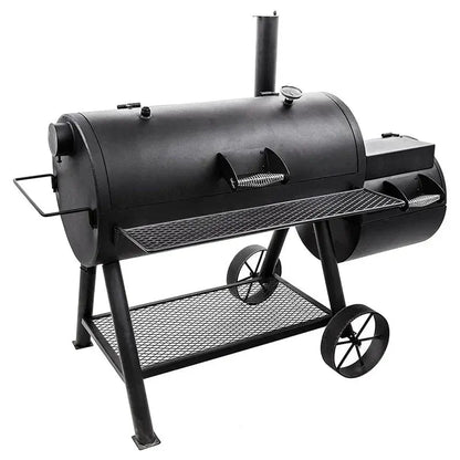 Longhorn Reverse Flow Offset Smoker  Traditional Texas-Style BBQ Pit