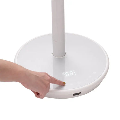 Woozoo 360° Oscillating Pedestal Fan  Adjustable Height & Tilt, Quiet Airflow