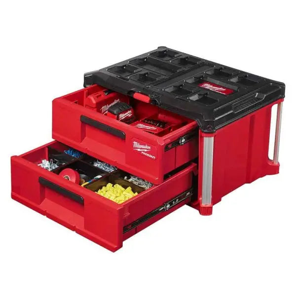 47-Piece 1/2-Inch Drive Mechanics Tool Set with 2-Drawer Rolling Tool Box