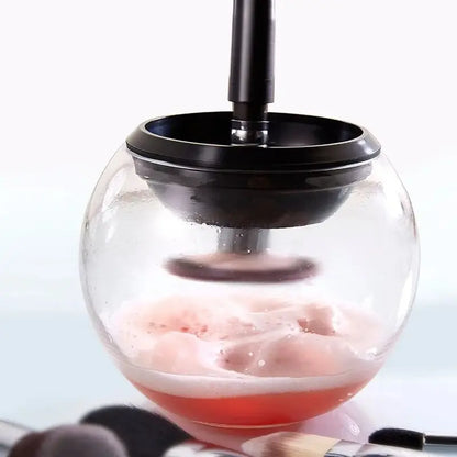 Wrinse™ Electric Makeup Brush Cleaner & Spin Dryer with 8 Attachments, Cordless Design
